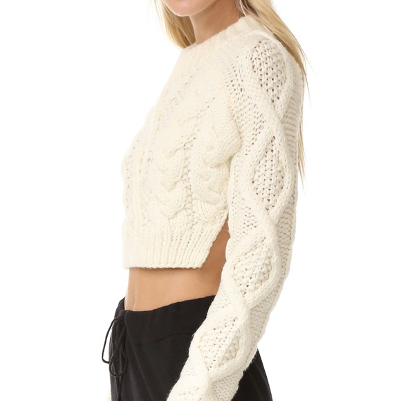 Dkny Sweaters - DKNY Open-Back Merino Wool Sweater